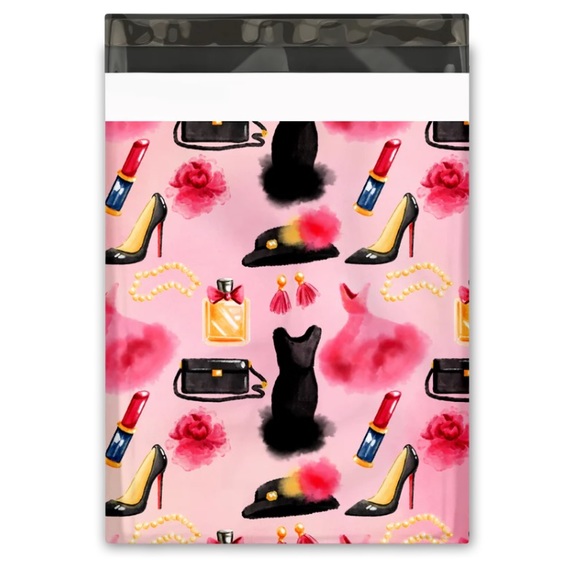 4 SETS LEFT💃20 Designer FASHION Poly Mailers 10 x 13 inch - Picture 1 of 2